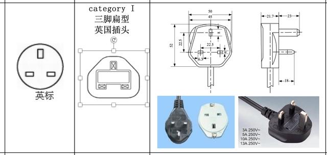 八字电源线扁孔的