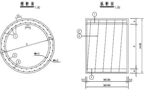 涵洞出口八字墙计算公式