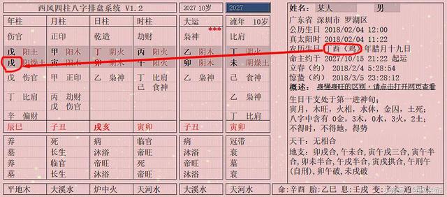 狗年八字金命