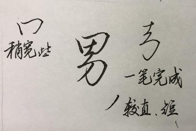 八字行书艺术