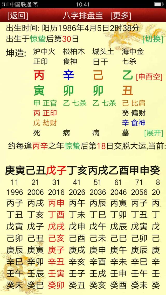 八字如何走火运