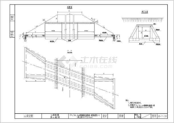 公路涵洞八字墙 公路涵洞八字墙图片