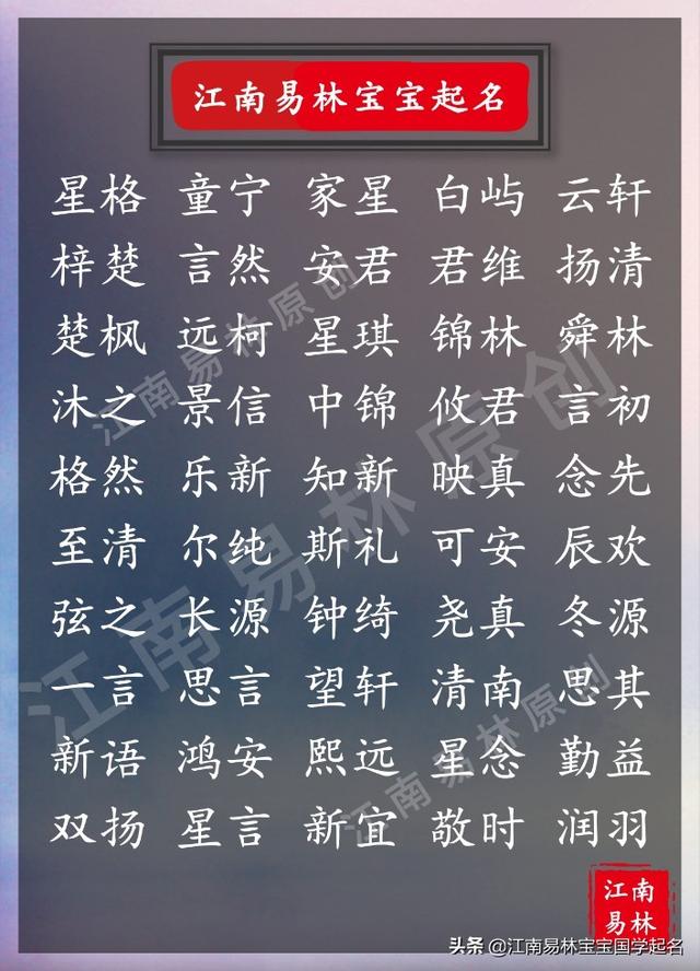 根据八字五行周易寓意音调等