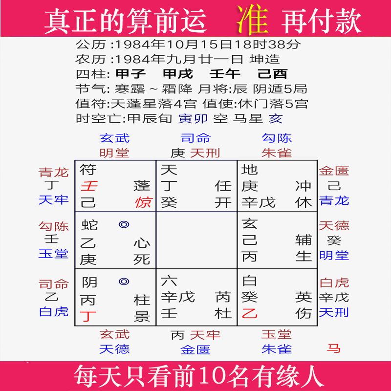 生辰八字免费测算 免费生辰八字取名测算