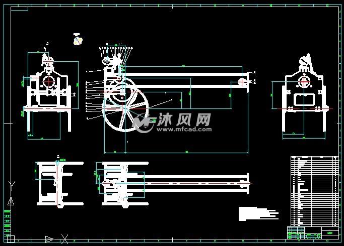 八字无碳小车轨道 正弦机构无碳小车轨迹