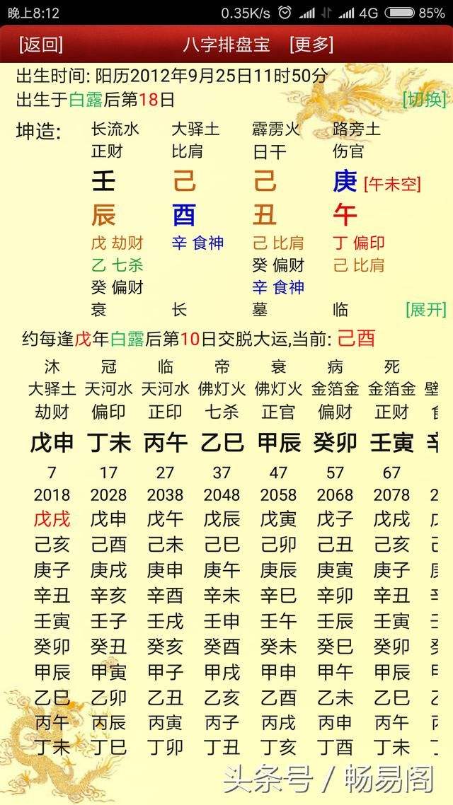 八字日柱运势免费排盘 八字日柱预测2017运势