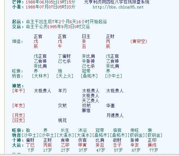 生辰八字免费在线测 免费生辰八字起名100分