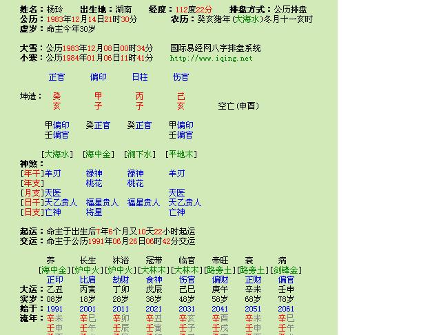 农历2006年四月初九生辰八字 1971年农历四月初九