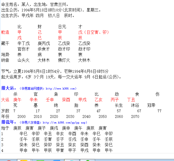 免费八字详批网站 真正免费八字精批