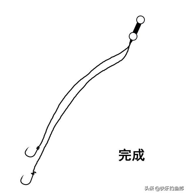 八字与子线的绑法