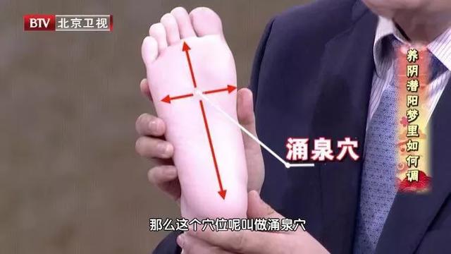 八字疗法抬足穴