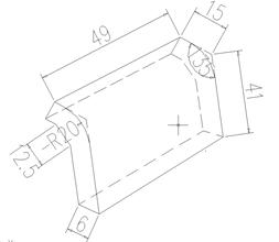 盖板涵八字墙体积计算棱台法