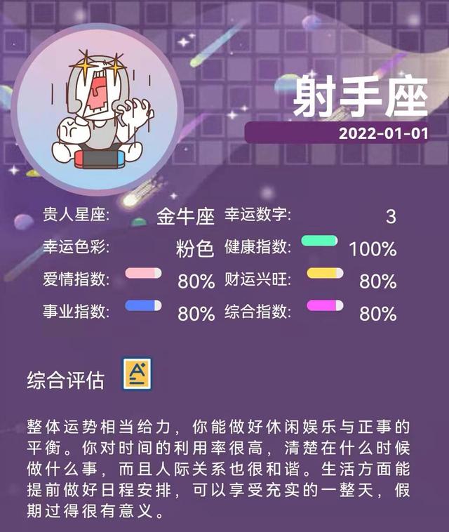 2022免费算命一年每月运势