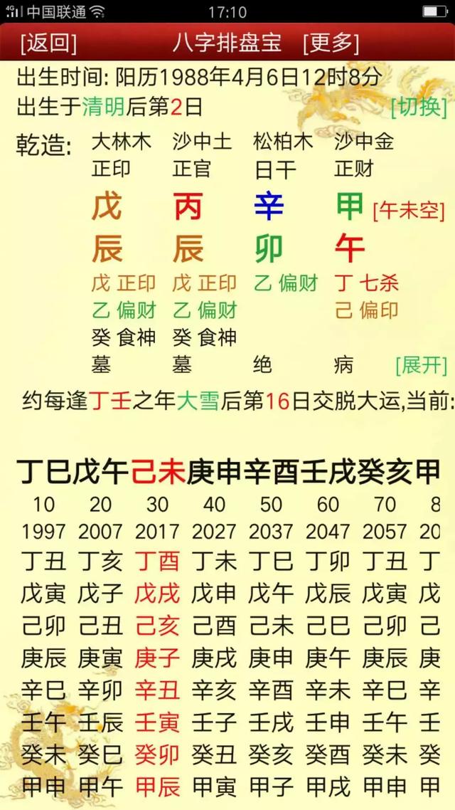 八字看与某个人的缘分