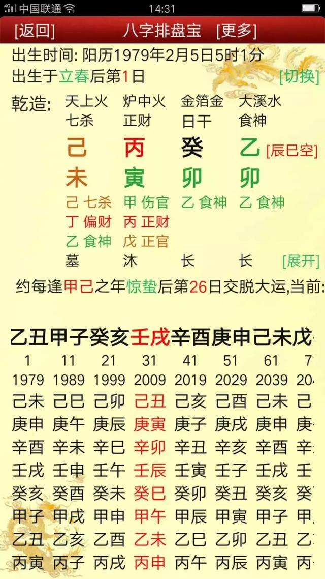 己未八字分析