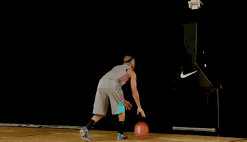 篮球动作绕八字
