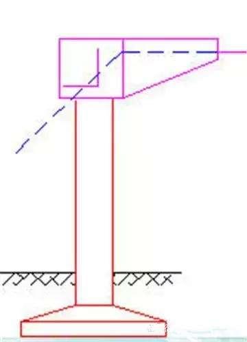 八字翼墙基础高度