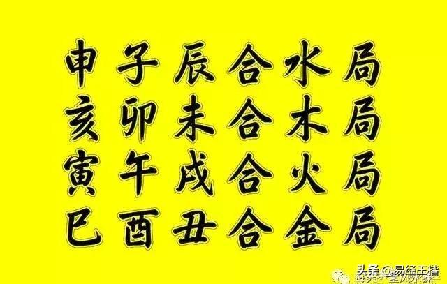 男八字地支和流年三合