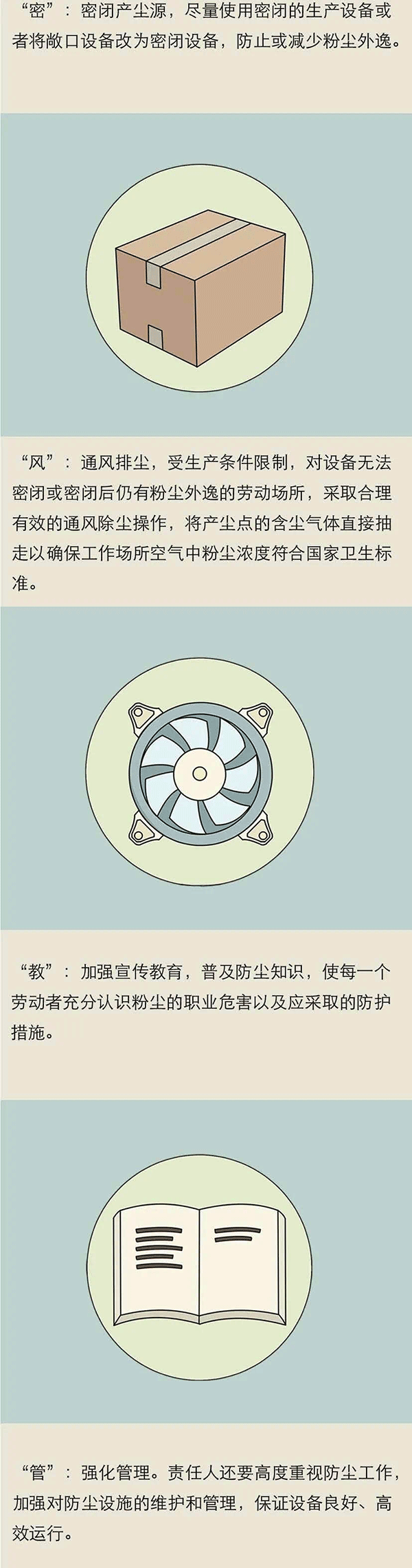 八字综合防尘肺病措施 防尘肺病最根本的措施是