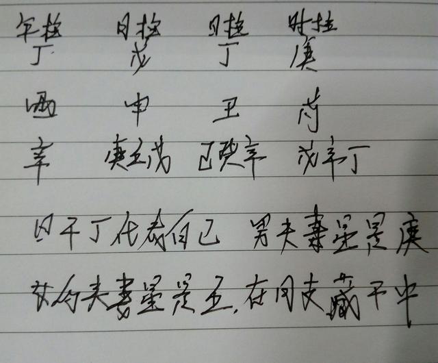 八字日柱桃花查询表