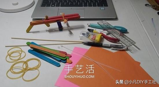 自制皮筋八字套工具