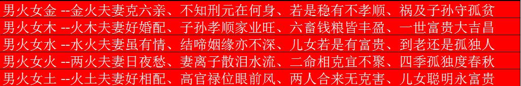 求准确详细点的八字合婚