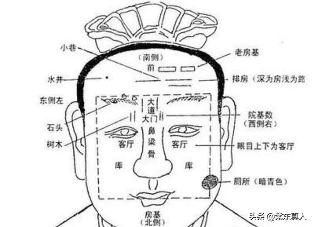 印堂双雀纹八字纹图片