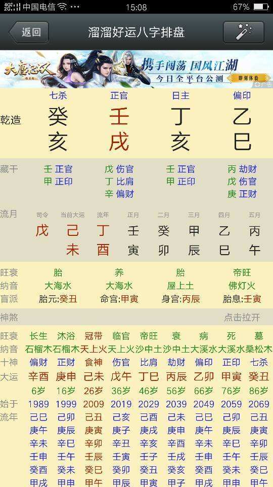 什么是八字用神四柱八字用神查询，四柱八字用神查询表