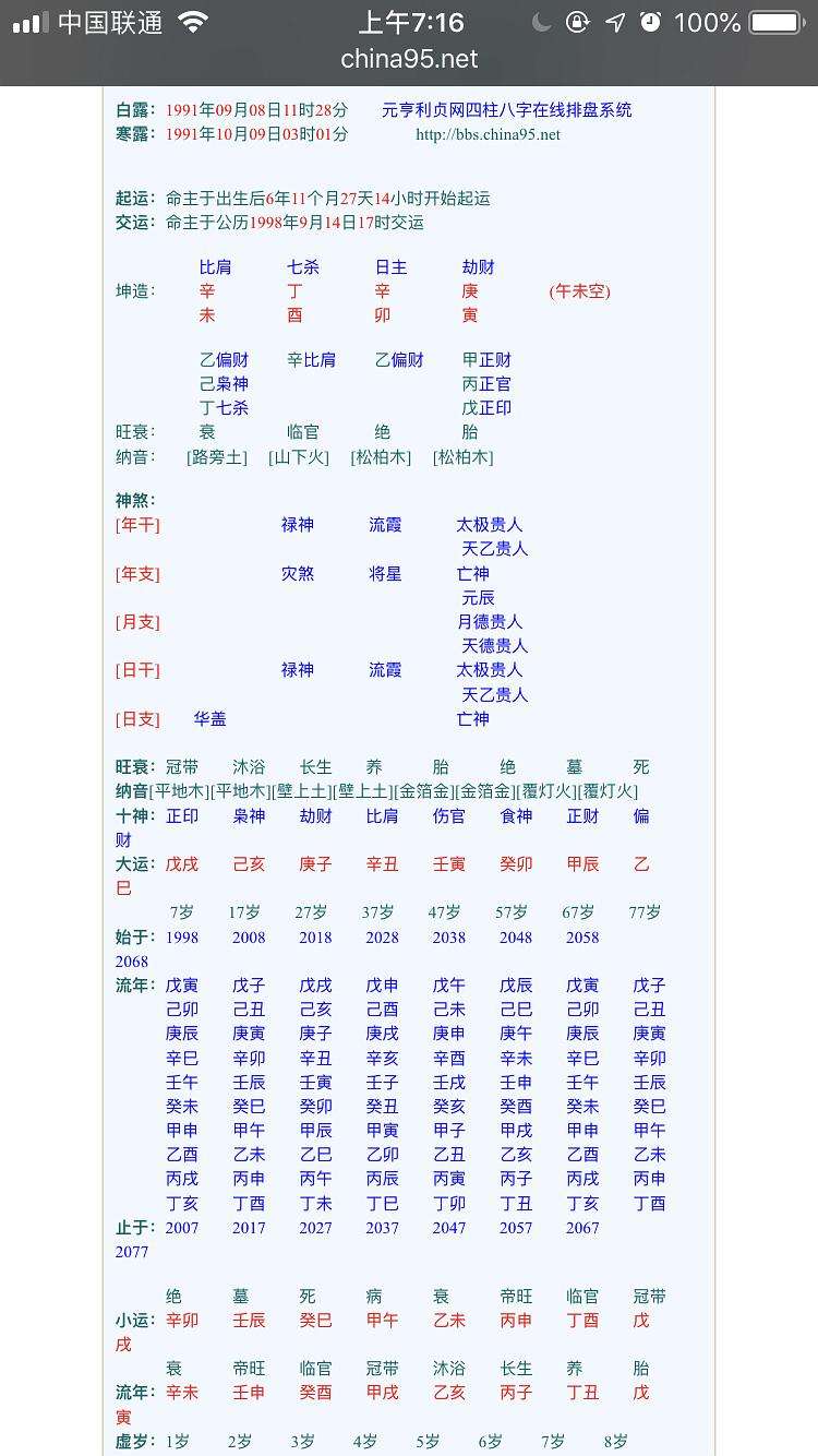 生辰八字喜用神查表，生辰八字喜用神怎么算