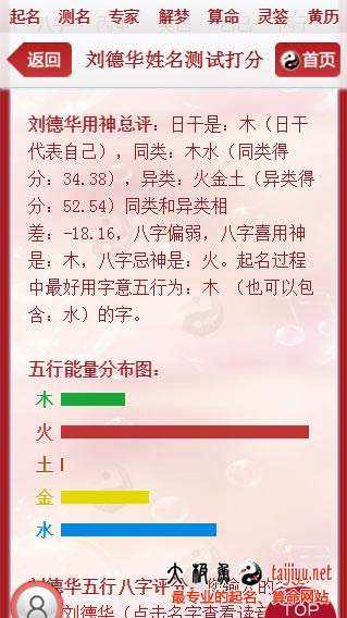 八字免费查五行缺什么