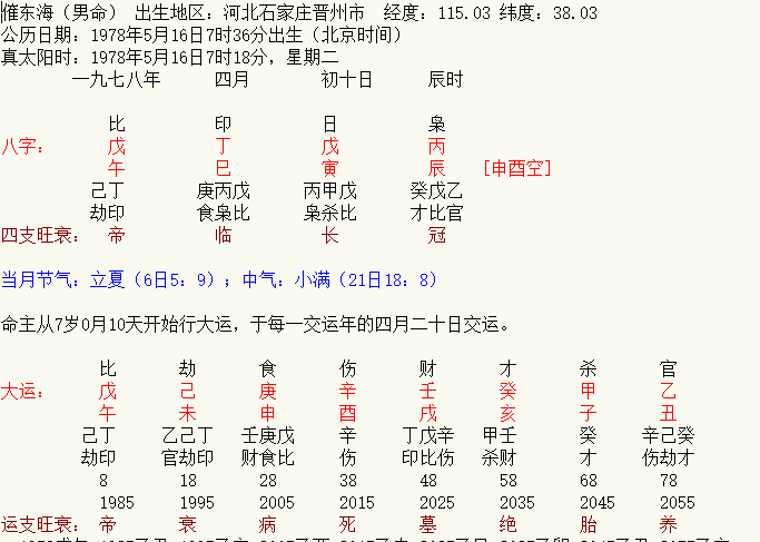 八字真太阳时是什么意思